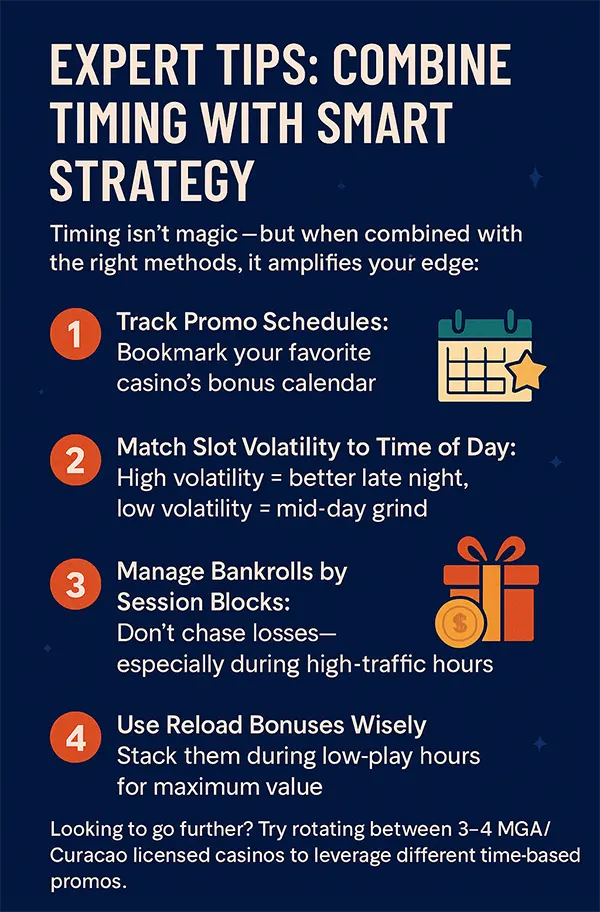 Expert tips infographic: How to win big at online casinos