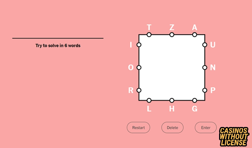 Letter boxed NYT games