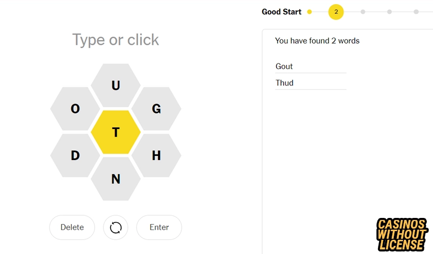 Spelling bee NYT game