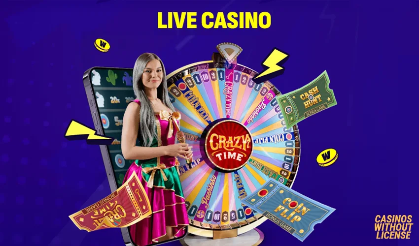 LIVE CASINO AT WINZIE
