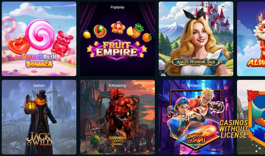 Bull Casino Review Games and Live Casino