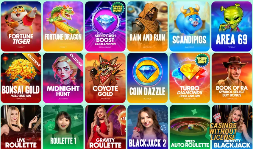 Samba Slots Casino Games